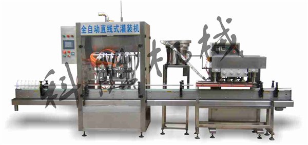 内蒙古包头市科胜液体灌装旋盖封口贴标线设计方案