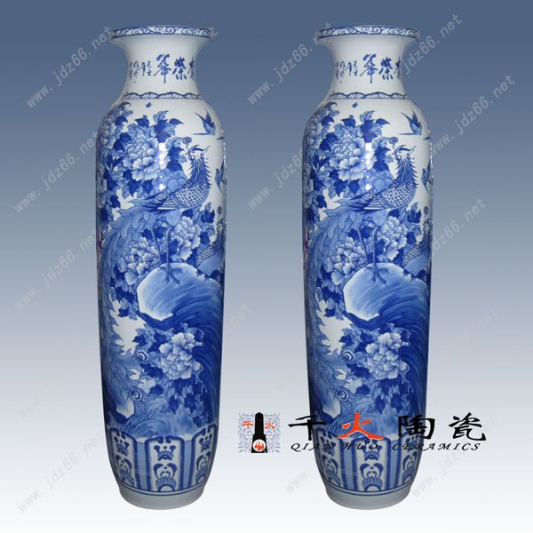 厂家供应景德镇陶瓷花瓶   定做景德镇陶瓷花瓶  陶瓷大花瓶厂
