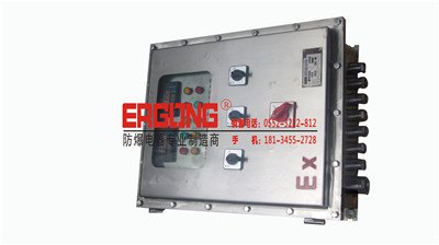 钢板焊接防爆仪表箱，带旋转开关按钮指示灯，接线方向定做
