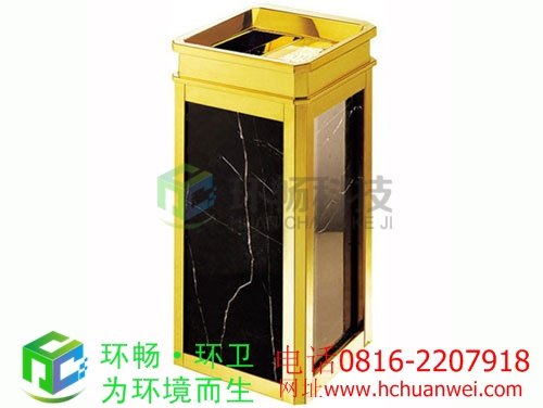 厂家供应德清县环保美观带水晶烟灰缸大理石垃圾桶