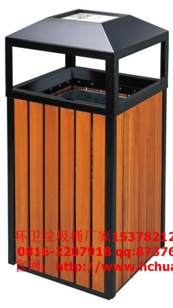 厂家供应浚县方形带盖美观环保垃圾桶 环畅街道垃圾桶