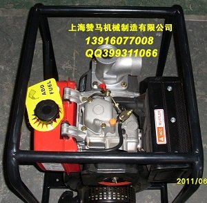 上海赞马3寸柴油水泵,手启动,自吸水泵