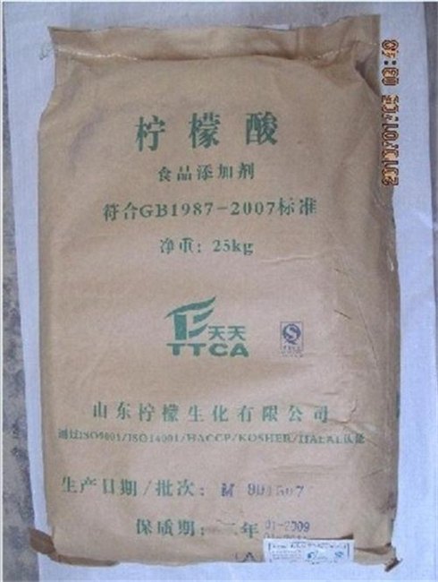 越佳贸易 英轩柠檬酸一水柠檬酸柠檬酸