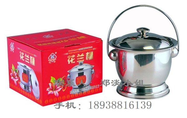 不锈钢花兰桶/多用提桶/保证质量/彩盒包装