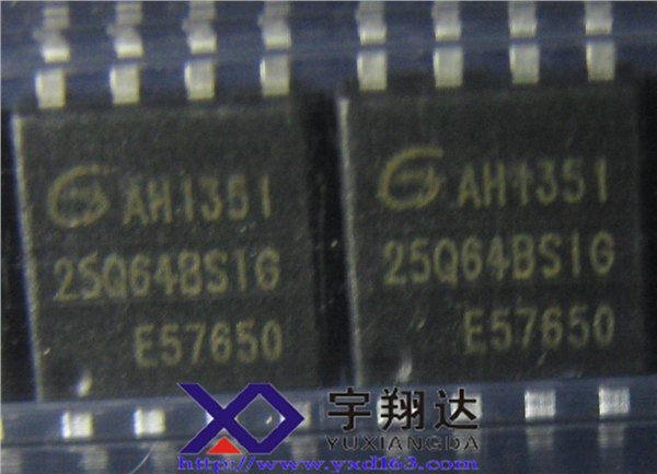 GD25Q64BSIG，64兆存储，包烧程序，假一赔十GD25Q64