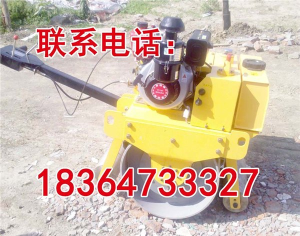 手扶单轮汽油压路机  品质高.一分价一分货