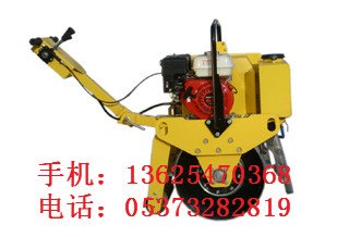 YL-600手扶式单缸轮压路机 国龙汽油压路机 济宁振动路面压路机