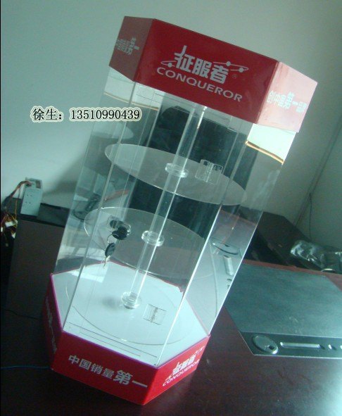 亚克力旋转展示柜