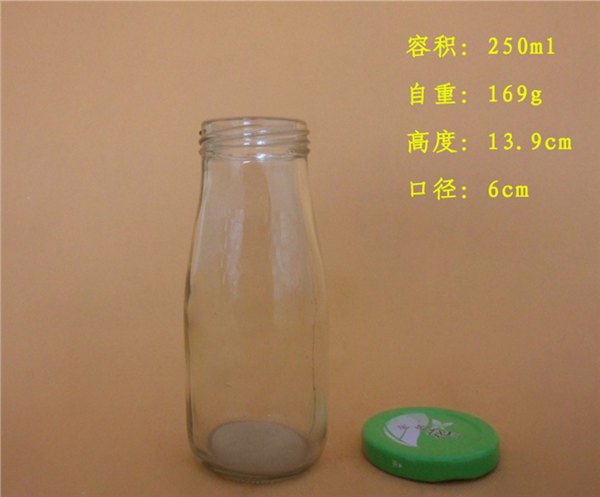 江苏玻璃鲜奶瓶250ml质量可靠|天一玻璃