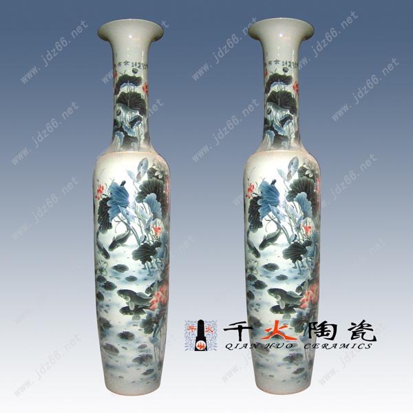 供应景德镇陶瓷瓶子祈福平安  陶瓷大花瓶摆件 