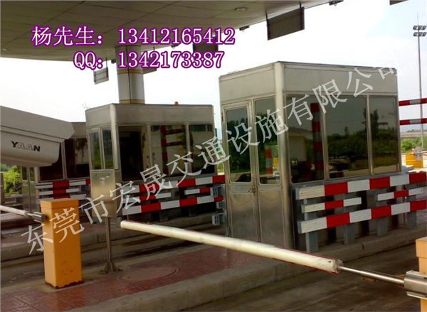 绍兴高速公路采用单向露骨架收费亭 