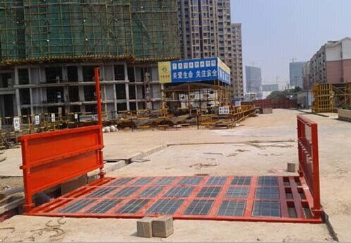 锦州市工地渣土车冲洗机/煤矿车洗轮机
