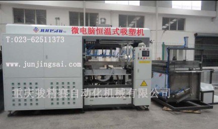 湖北微电脑吸塑机台面尺寸可定制，骏精赛吸塑机价格便宜操作简单