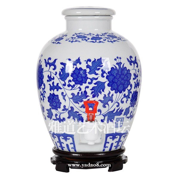 酒坛批发 青花瓷酒坛 景德镇陶瓷酒坛厂家