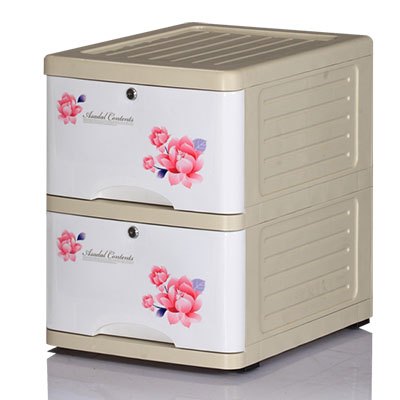 宿舍收纳箱简约大花收纳柜家居日用品