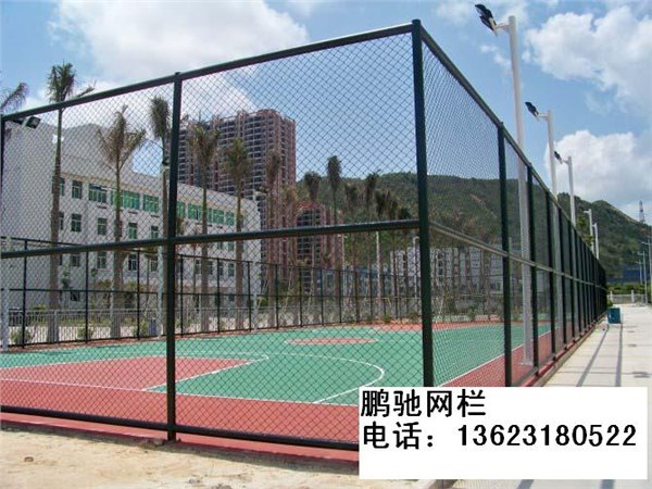 湖南湘潭篮球场围网，湖北汉阳篮球场护栏网，广西 北海球场灯杆