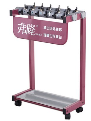 供应12头带锁雨伞架 带广告牌雨伞架 办公超市伞架伞具不锈钢