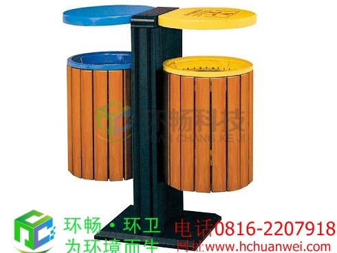 工厂防木垃圾桶成都木条垃圾桶图片,钢木垃圾桶报价,室外钢木垃圾桶