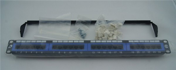 清华同方六类24口配线架  标配19寸机架式数据配线架 全新热销