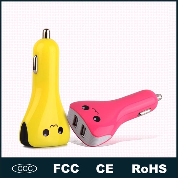 双USB车载充电器，5V3A车载充电器，深圳车载充电器工厂