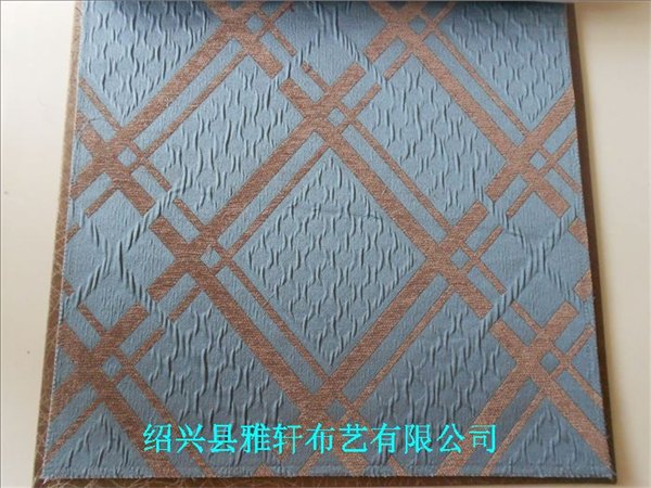地中海风格提花窗帘别墅装修窗帘布