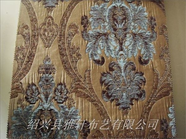 蓝色的别墅窗帘中国高端窗帘典范
