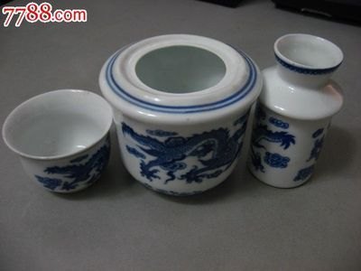 陶瓷温酒壶定做厂家，景德镇青花瓷温酒壶