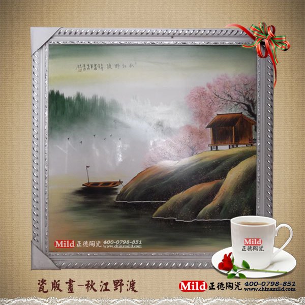 定做大型陶瓷瓷板画 景德镇陶瓷瓷板画生产厂家