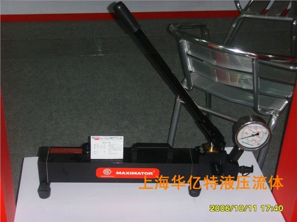 PML-16210超高压手动泵采用超高强度钛合金材料制造