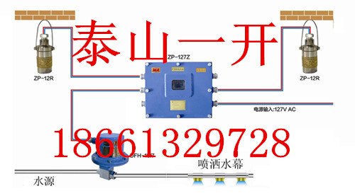 ZPR127矿用热释光控自动洒水降尘装置
