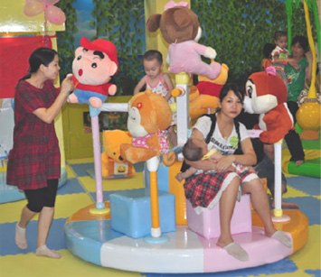 供应室内淘气堡宠物森林