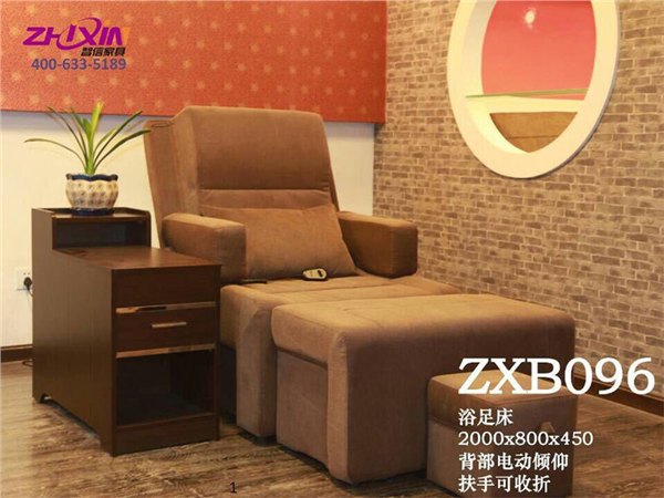 智信家具专业定制浴足床洗脚床