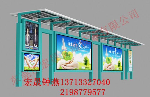 桂林景区公交候车亭款式 公交车站候车亭定做