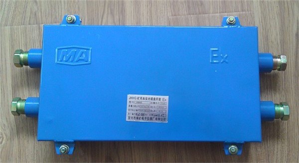 厂家批发零售JHHG矿用本安光缆盘纤盒一进一出矿用本安光缆接线盒