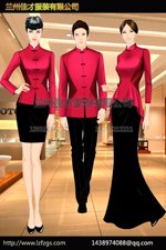 酒店服装定做-佳才服装