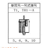 河南弹簧吊架|T1|TH1型弹簧支吊架|江苏国华管道支吊架