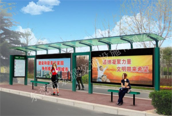 玉林市候车亭制作，广西候车亭图片
