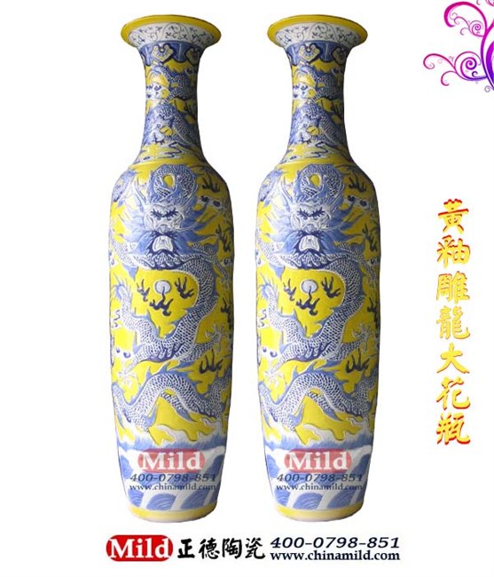 定做精美陶瓷礼品大花瓶厂家