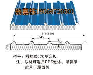 980EPS泡沫夹芯板保温板