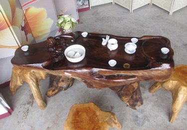 供应直销非洲鸡翅木根雕茶几茶台茶桌餐桌