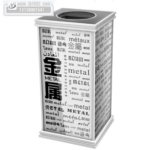 供应防指纹果皮桶 可定制垃圾桶浙江厂家直销