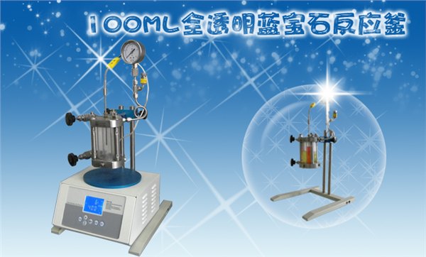 江西销售世纪森朗100ML全透明蓝宝石反应釜