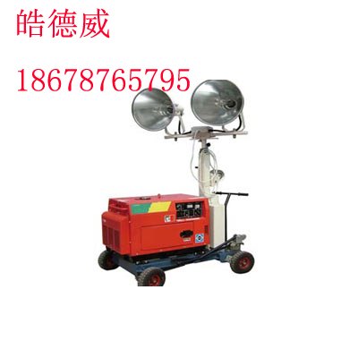 柴油手推式照明车