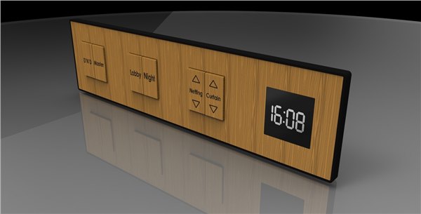 供应英途电工酒店开关弱电干接点信号MAGIC-G款实木