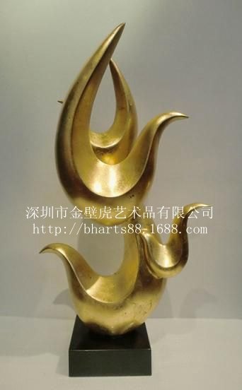 深圳壁虎艺术品公司供应树脂雕塑商务礼品抽象大型雕塑摆件