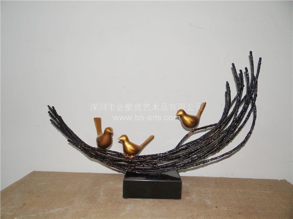 深圳雕塑艺术品公司供应铁艺装饰摆件/金属工艺品/酒店雕塑