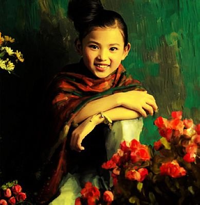 肖像油画_悦嘉睿智