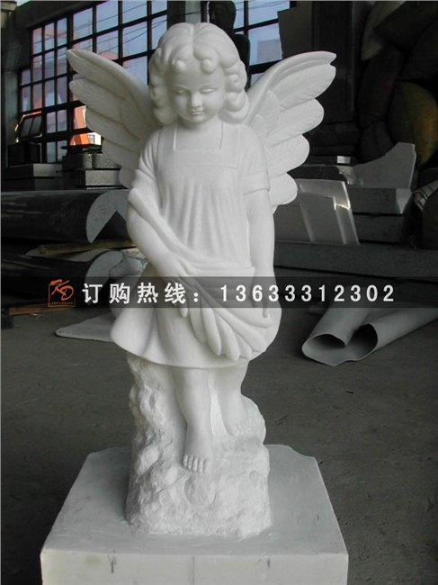 玻璃钢安琪儿雕塑