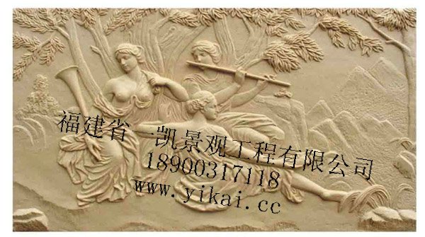 厂家直销花岗岩浮雕 石材浮雕 浮雕壁画