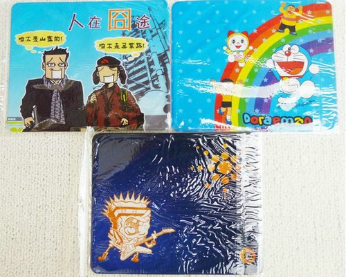 批发库存创意文具卡通鼠标垫 彩色鼠标垫 办公桌面防滑鼠标垫